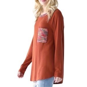 Wonderland of Orange Mixed Print Tunic